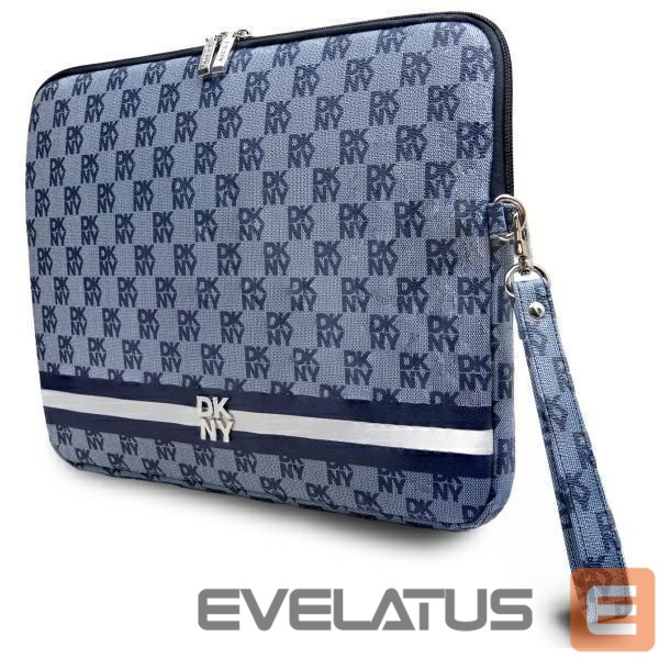 Other goods DKNY DKNY Sleeve Checkered Pattern Printed Stripes 14" Laptop Case - Blue