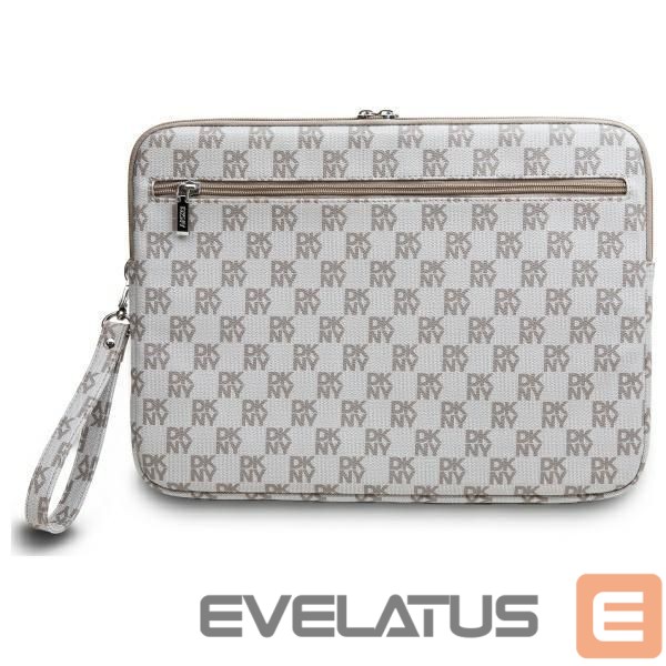 Other goods DKNY DKNY Sleeve Checkered Pattern Printed Stripes 14" Laptop Case - Beige