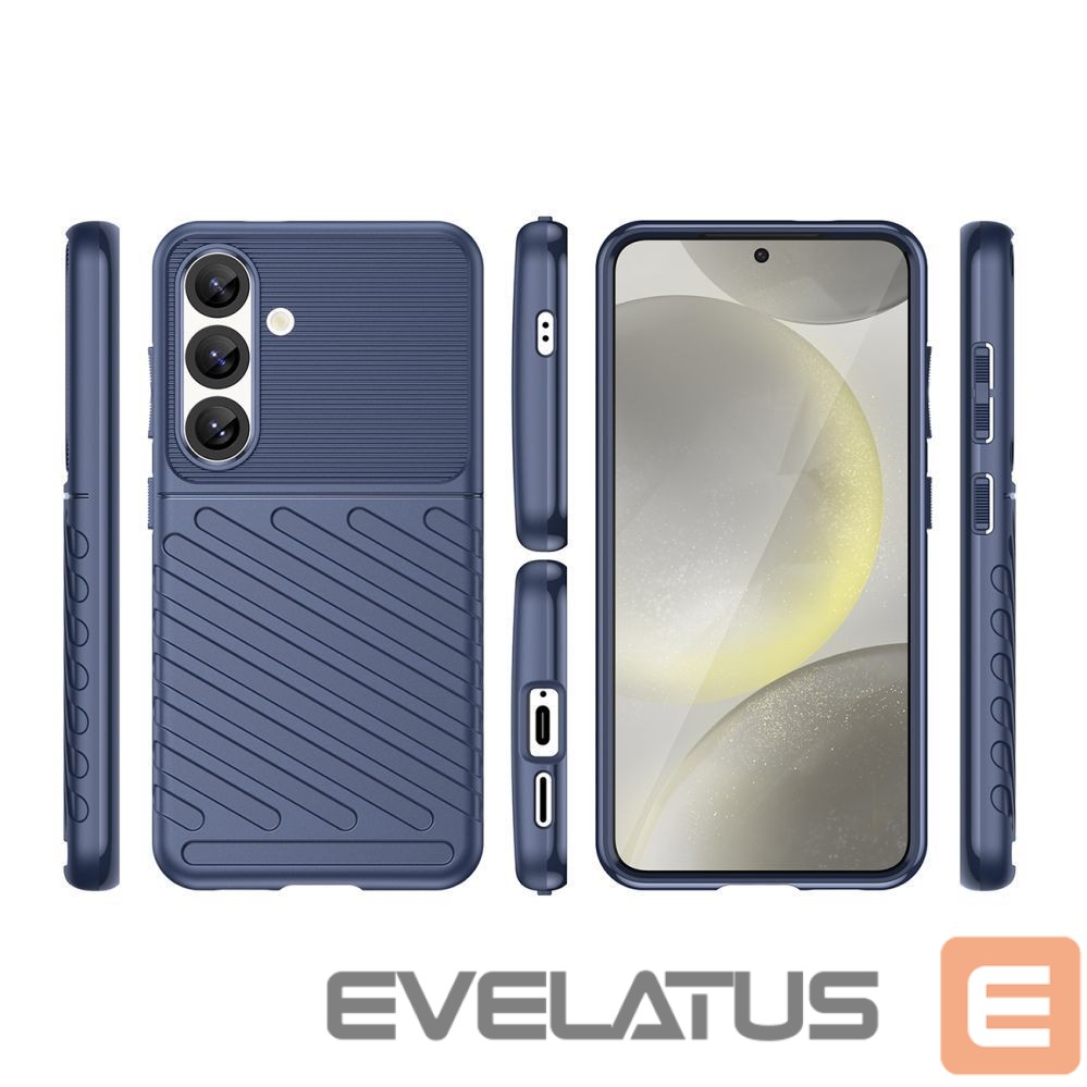 Other goods Hurtel Thunder Case Samsung Galaxy S25 Silicone Armored Case - Blue