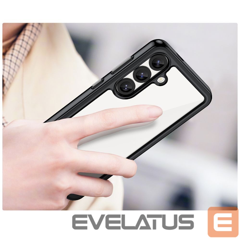 Other goods Hurtel Outer Space Case with Gel Frame for Samsung Galaxy S25 - Black