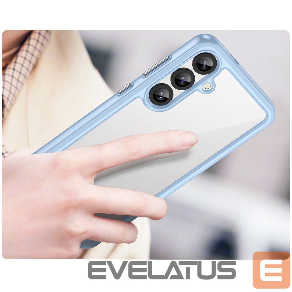 Other goods Hurtel Outer Space Case with Gel Frame for Samsung Galaxy S25+ - Blue