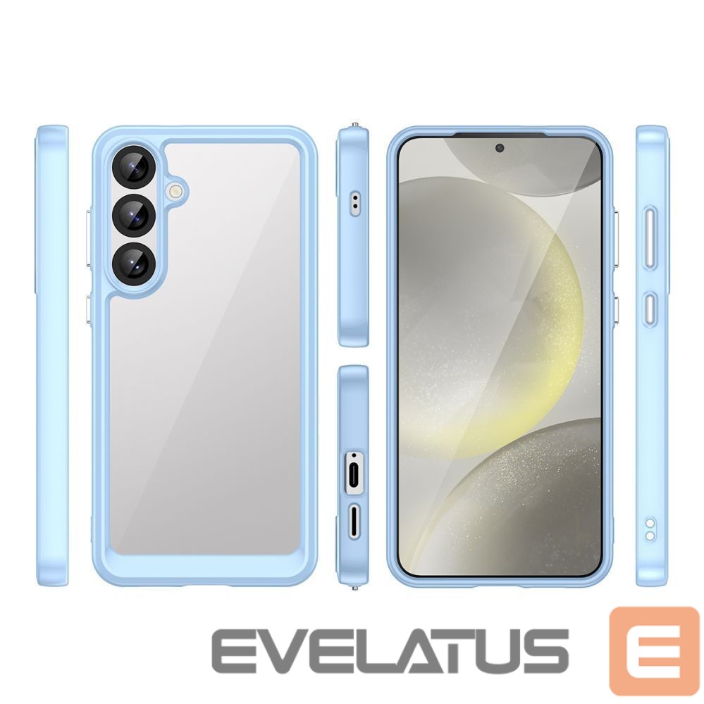 Other goods Hurtel Outer Space Case with Gel Frame for Samsung Galaxy S25+ - Blue