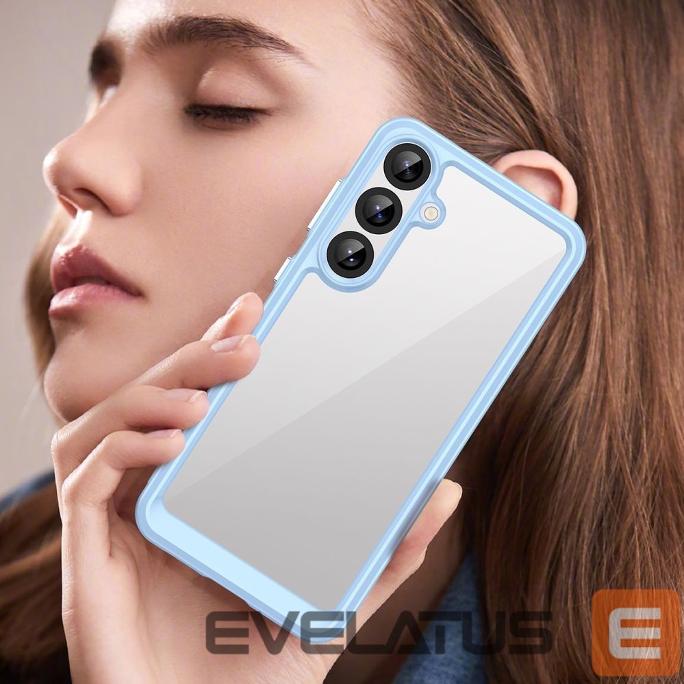 Other goods Hurtel Outer Space Case with Gel Frame for Samsung Galaxy S25+ - Blue