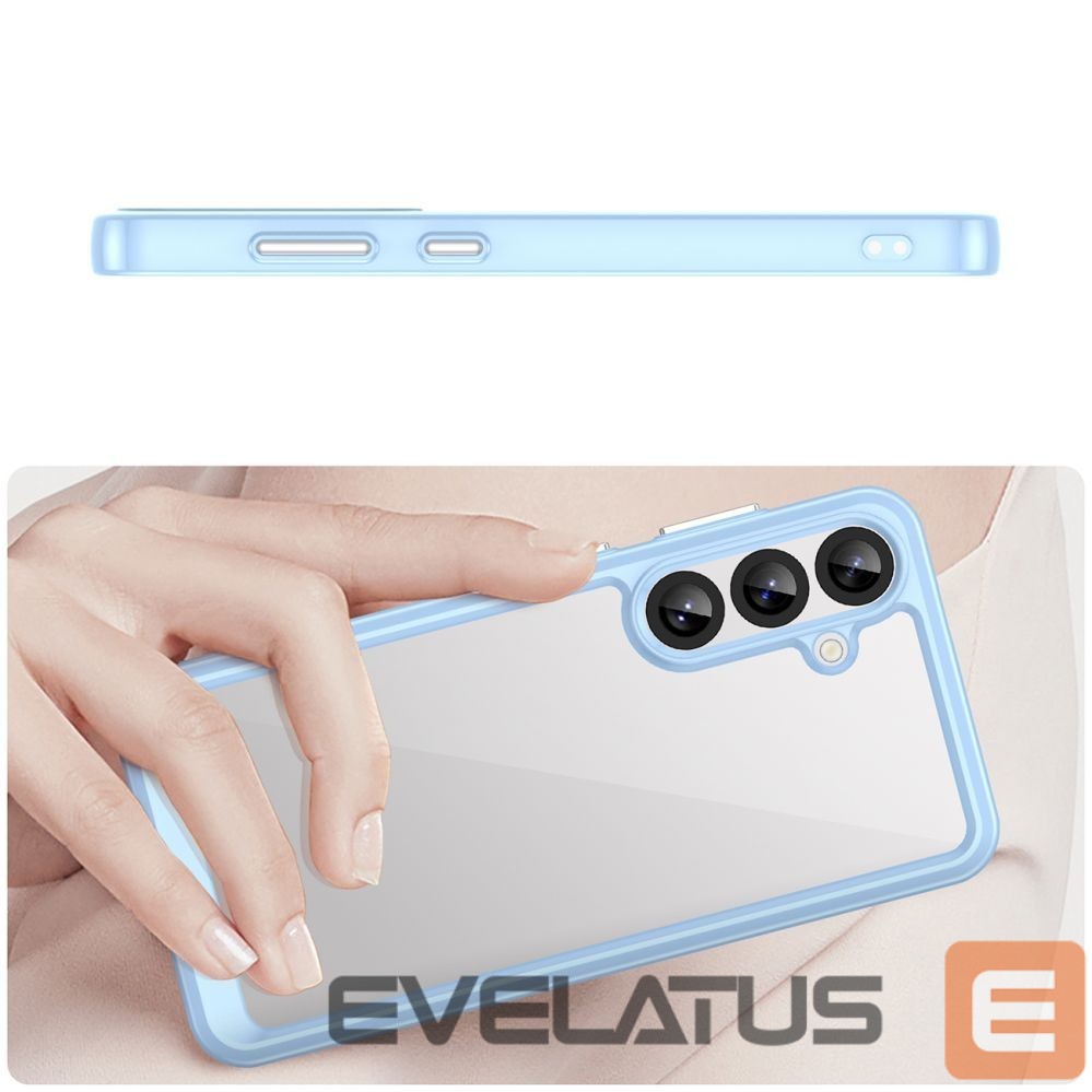 Other goods Hurtel Outer Space Case with Gel Frame for Samsung Galaxy S25+ - Blue