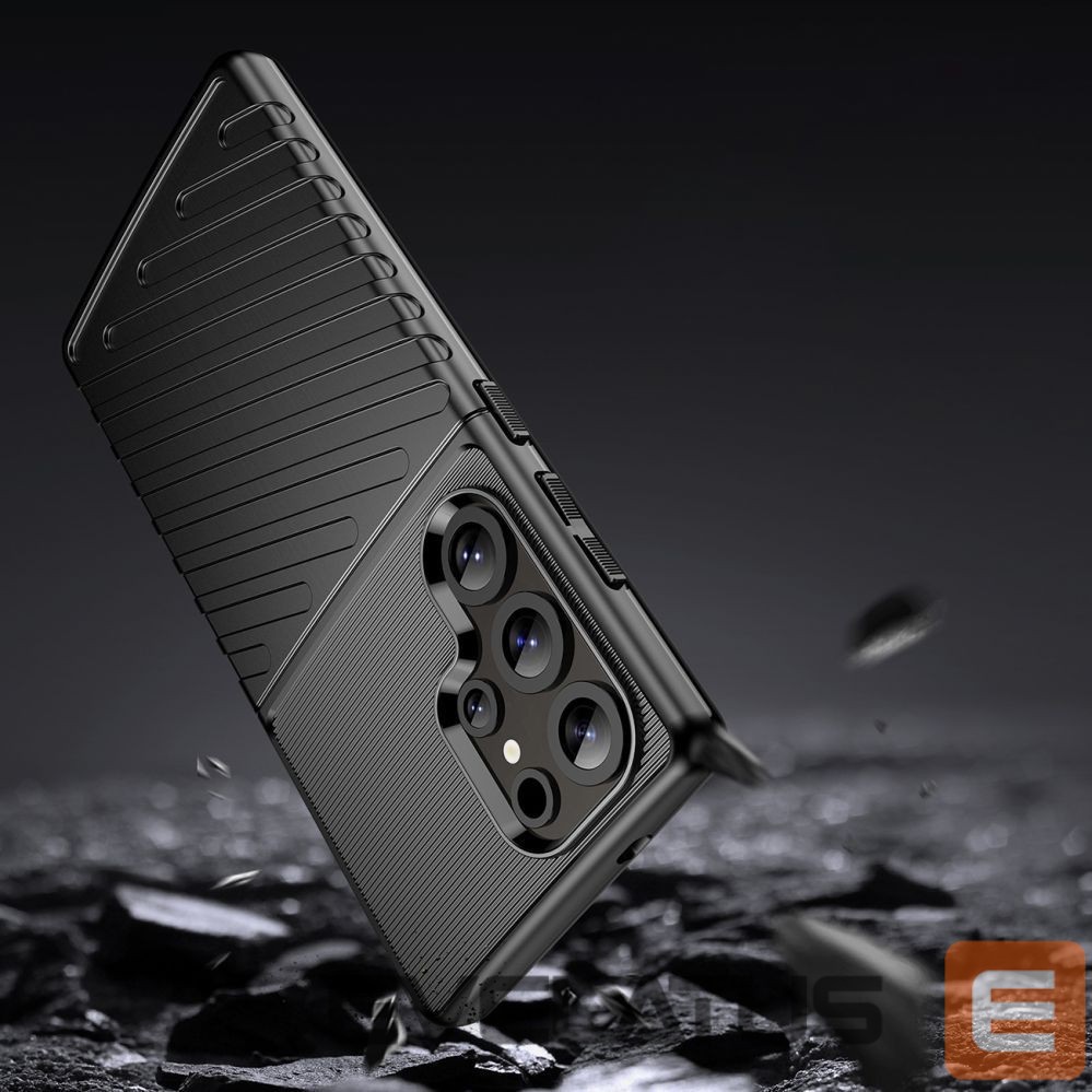 Other goods Hurtel Thunder Case Samsung Galaxy S25 Ultra Silicone Armored Case - Black