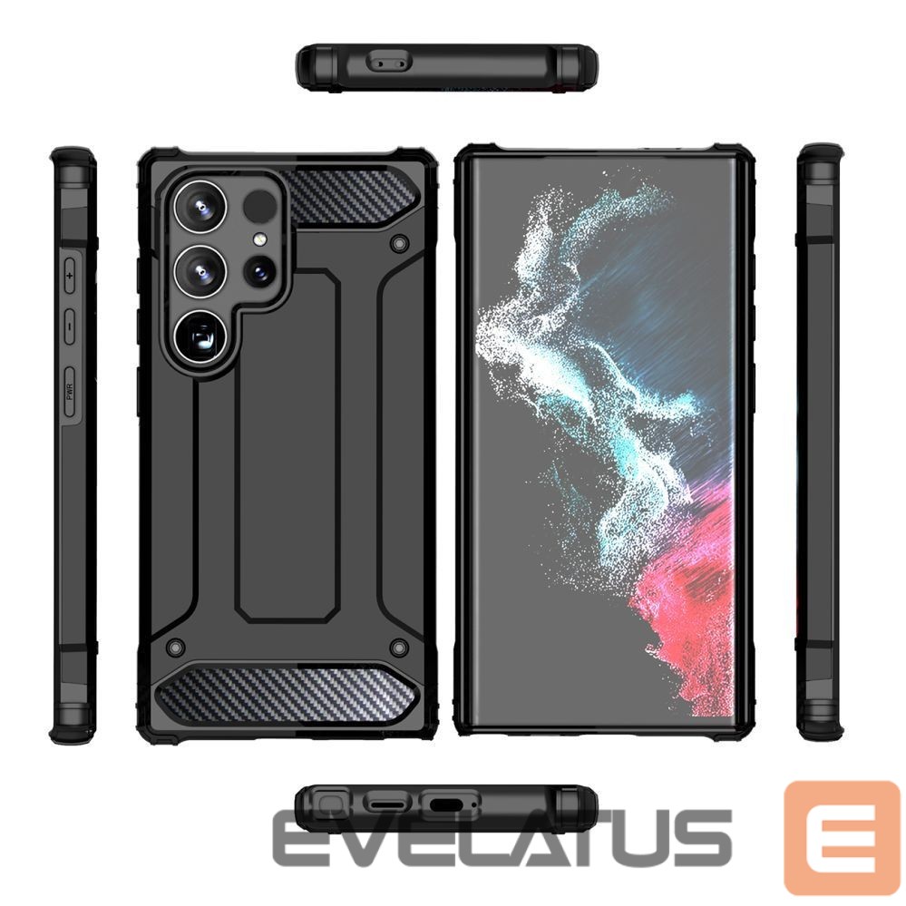 Other goods Hurtel Hybrid Armor Case for Samsung Galaxy S25 Ultra Armored Hybrid Case - Black