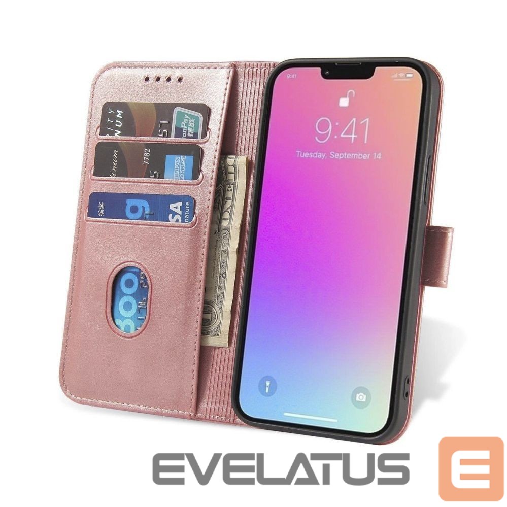 Other goods Hurtel Magnet Case with Flip for Samsung Galaxy S24 FE - Pink