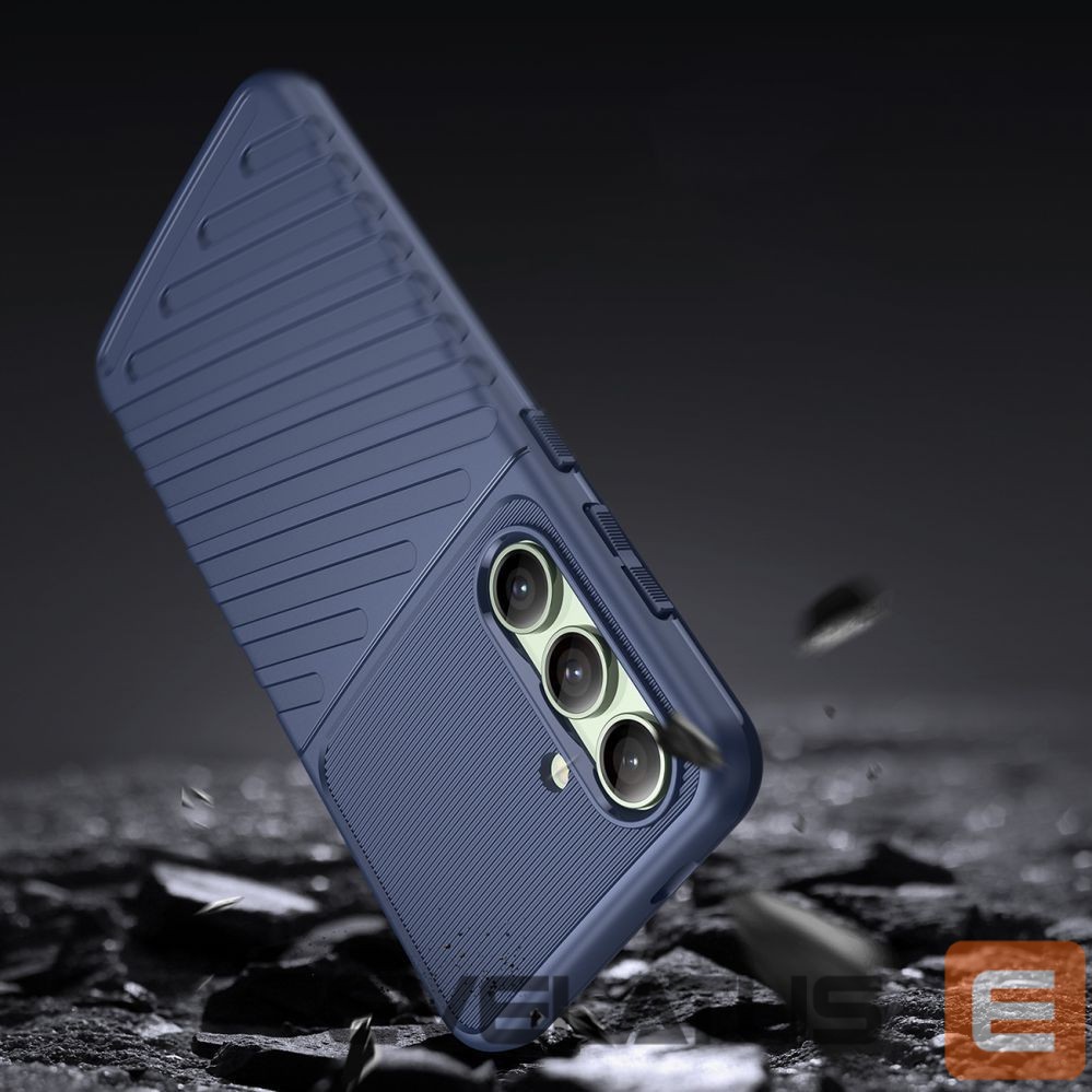 Other goods Hurtel Thunder Case for Samsung Galaxy S24 FE silicone armor cover - blue