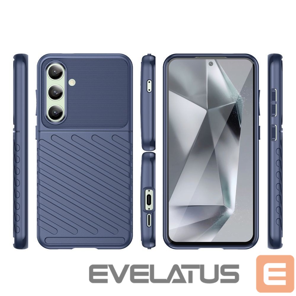Other goods Hurtel Thunder Case for Samsung Galaxy S24 FE silicone armor cover - blue