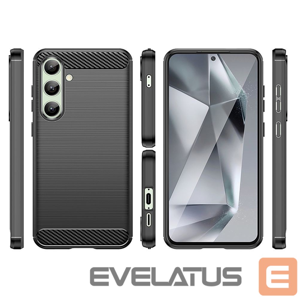 Other goods Hurtel Carbon Case for Samsung Galaxy S24 FE - Black