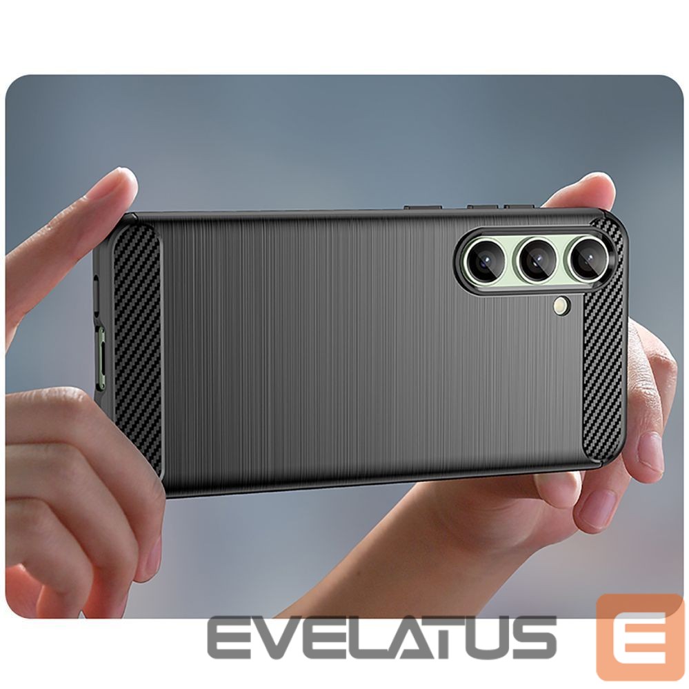 Other goods Hurtel Carbon Case for Samsung Galaxy S24 FE - Black