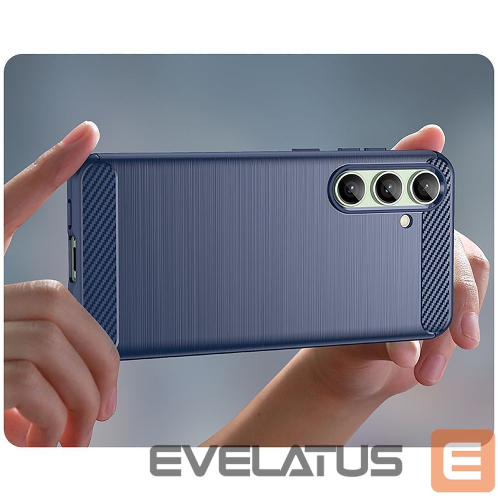 Other goods Hurtel Carbon Case for Samsung Galaxy S24 FE - Blue