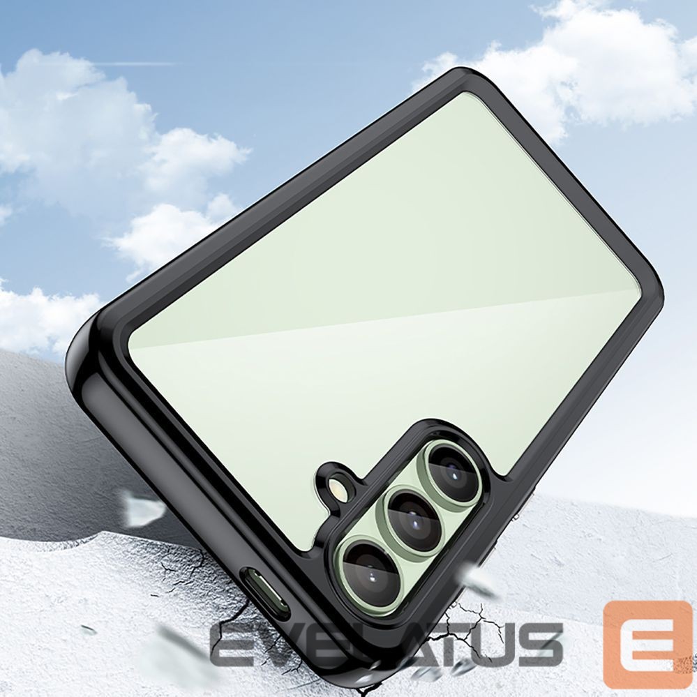 Other goods Hurtel Outer Space Case with Gel Frame for Samsung Galaxy S24 FE - Black