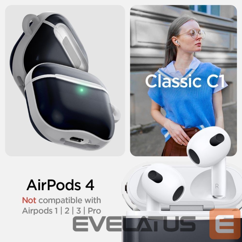 Other goods Tech-Protect Spigen Classic C1 Case for AirPods 4 - Graphite