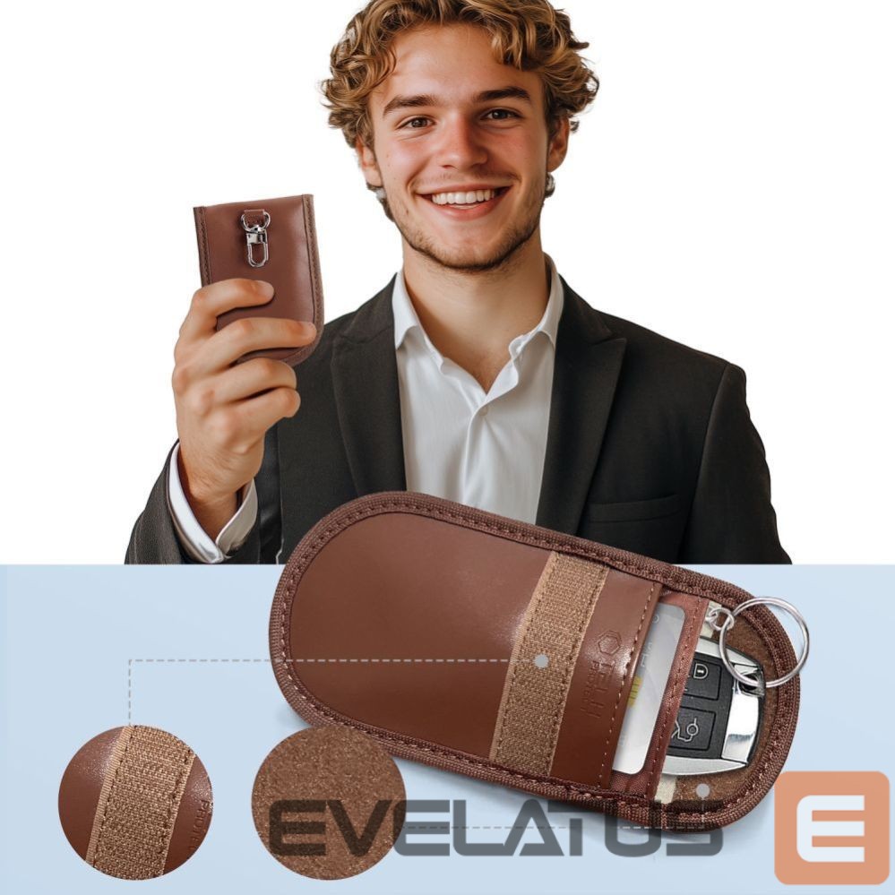 Other goods Tech-Protect Tech-Protect KLR100 RFID Blocking Car Key Case - Brown