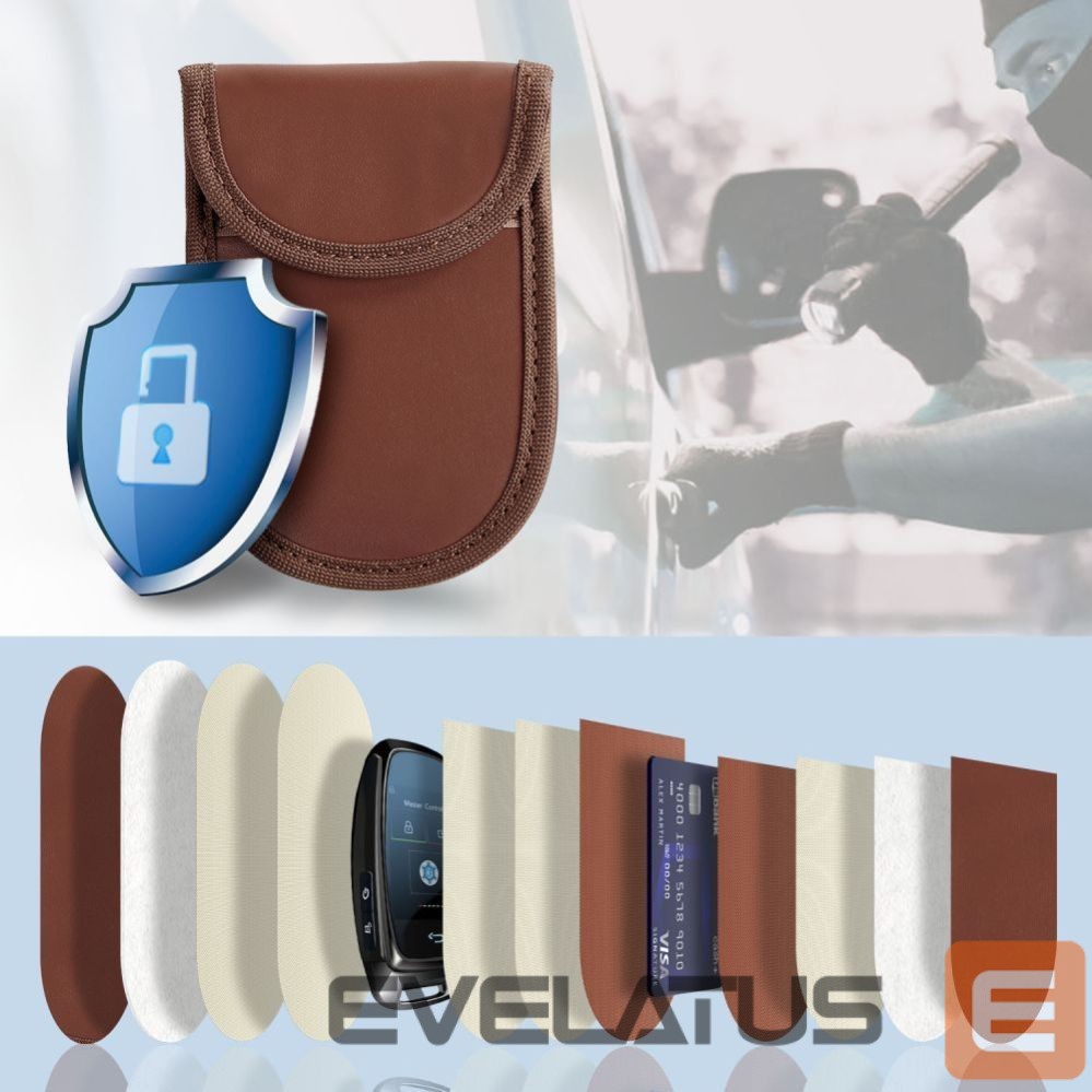 Other goods Tech-Protect Tech-Protect KLR100 RFID Blocking Car Key Case - Brown