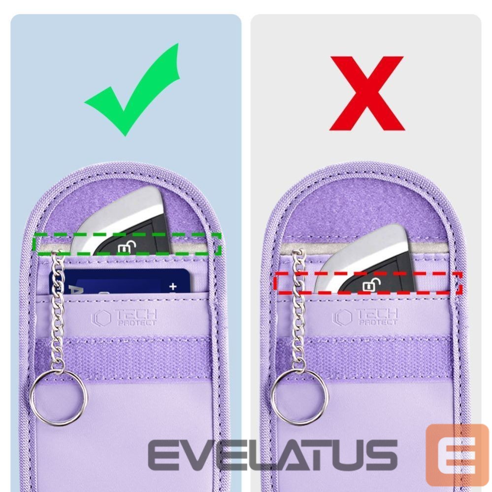 Other goods Tech-Protect Tech-Protect KLR100 RFID Blocking Car Key Case - Purple