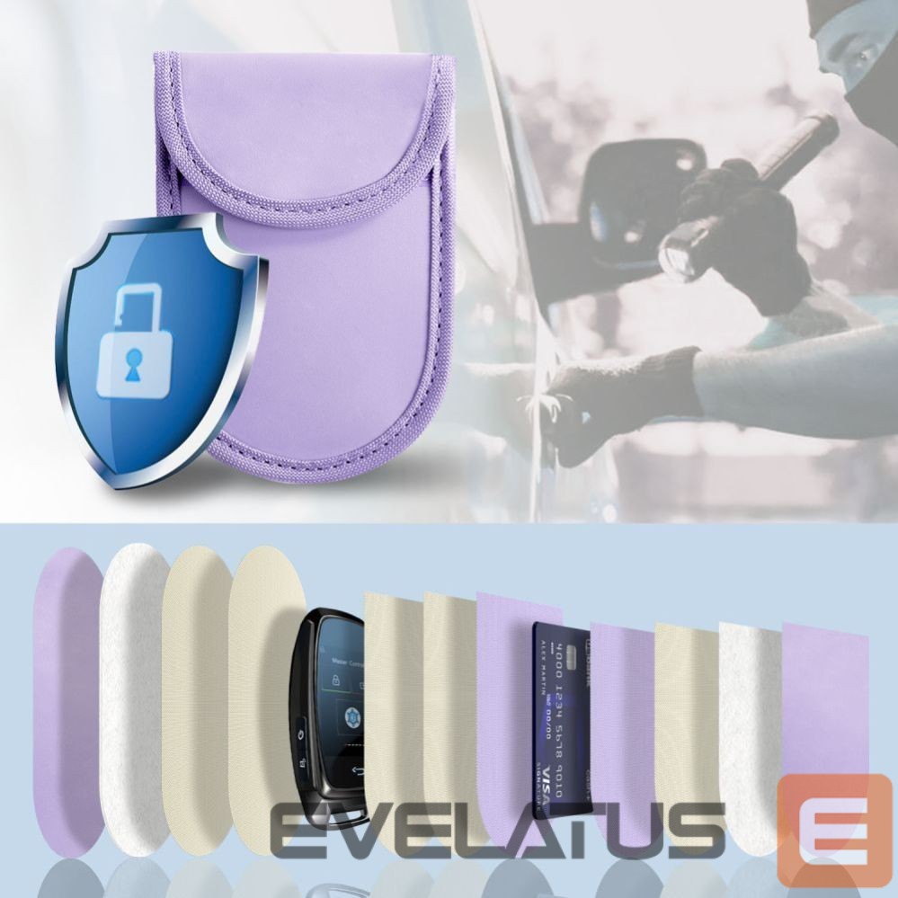 Other goods Tech-Protect Tech-Protect KLR100 RFID Blocking Car Key Case - Purple