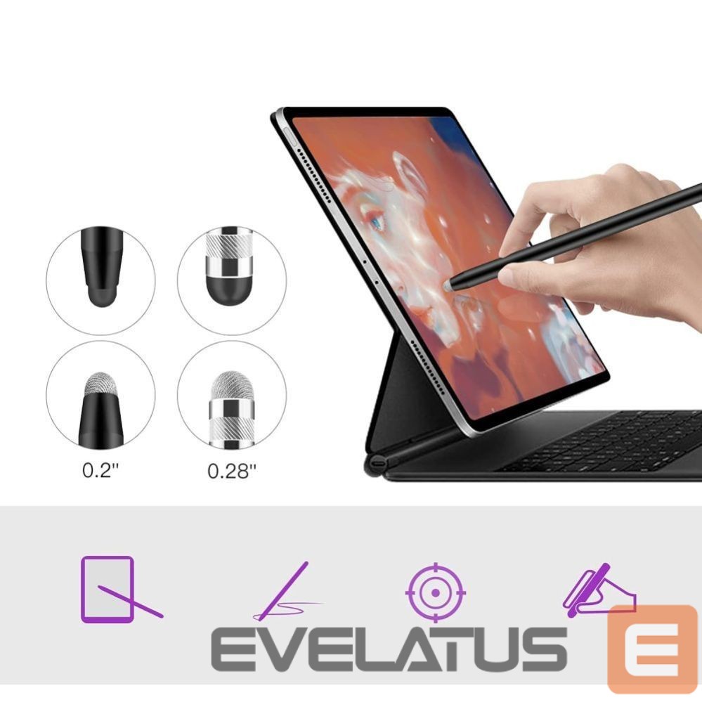 Other goods Tech-Protect Tech-Protect USP100 4-TIP Touch Stylus Passive Pen - Purple