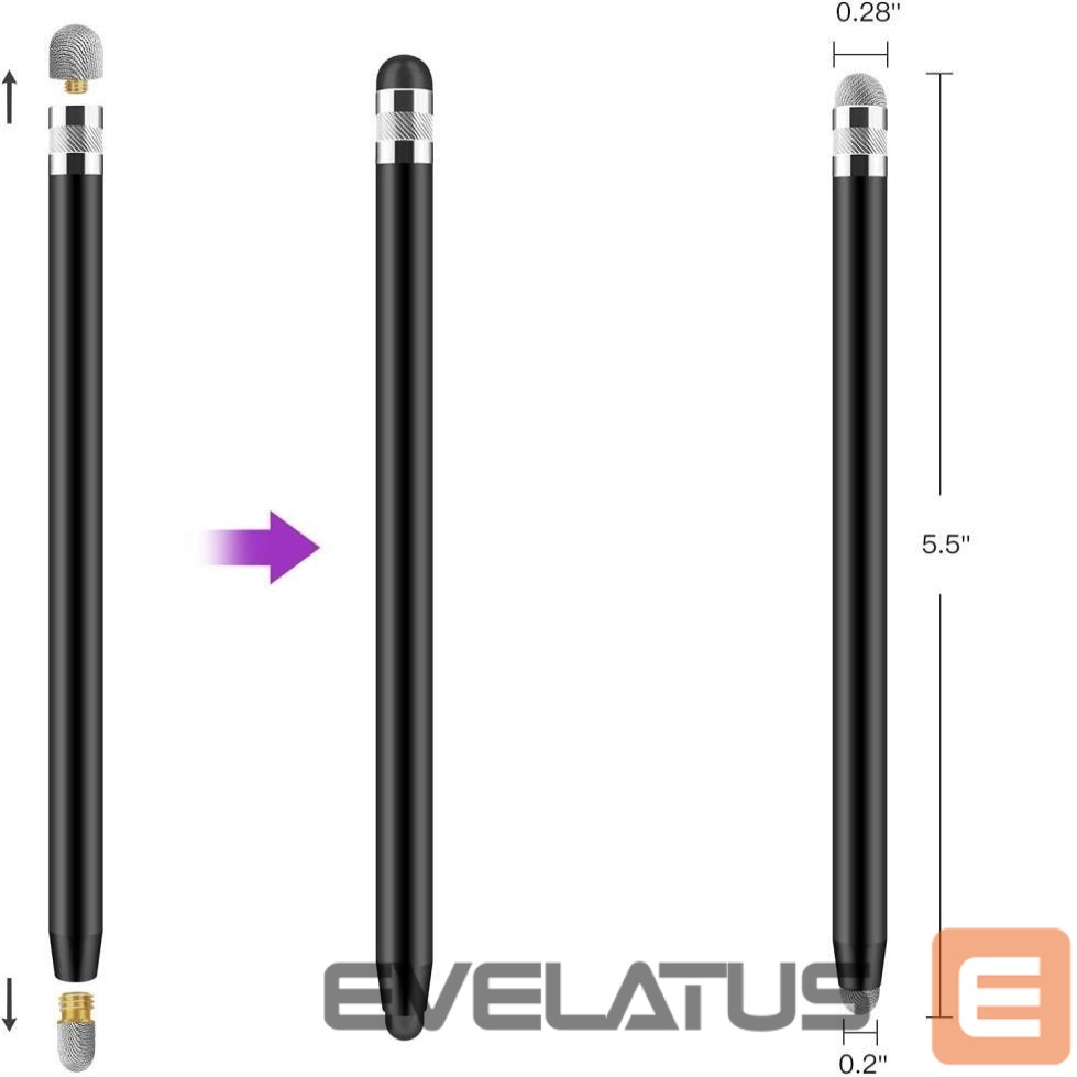 Other goods Tech-Protect Tech-Protect USP100 4-TIP Touch Stylus Passive Pen - Purple