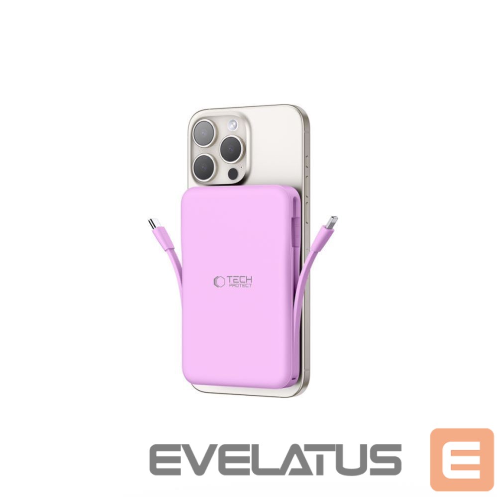 Other goods Tech-Protect Tech-Protect PB31 MagSafe 10000mAH Power Bank - Purple