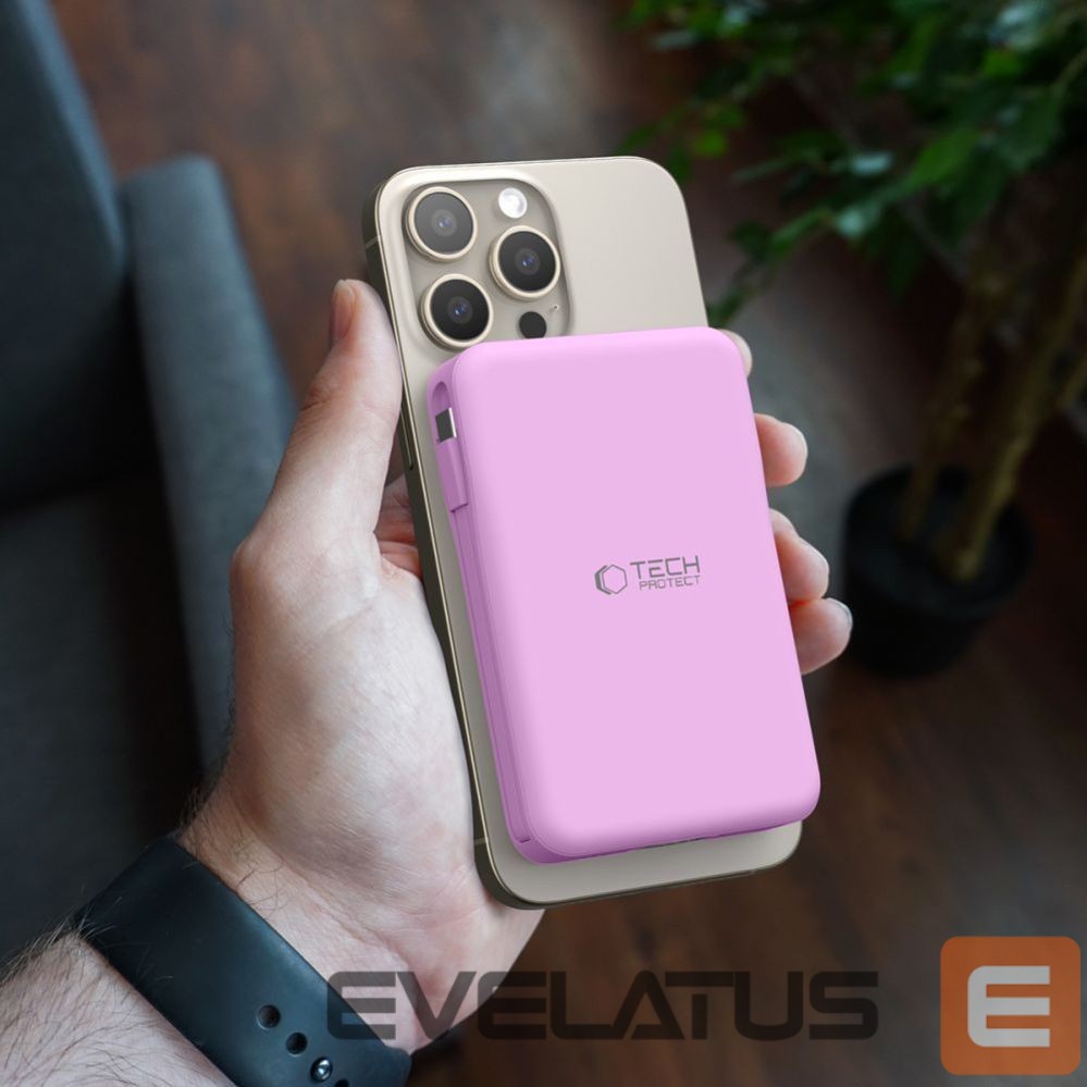 Other goods Tech-Protect Tech-Protect PB31 MagSafe 10000mAH Power Bank - Purple