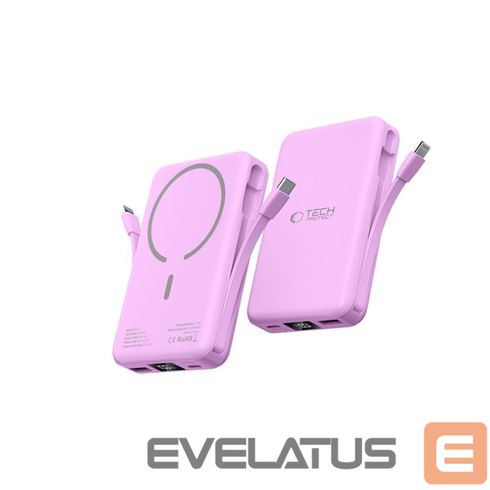Other goods Tech-Protect Tech-Protect PB31 MagSafe 10000mAH Power Bank - Purple