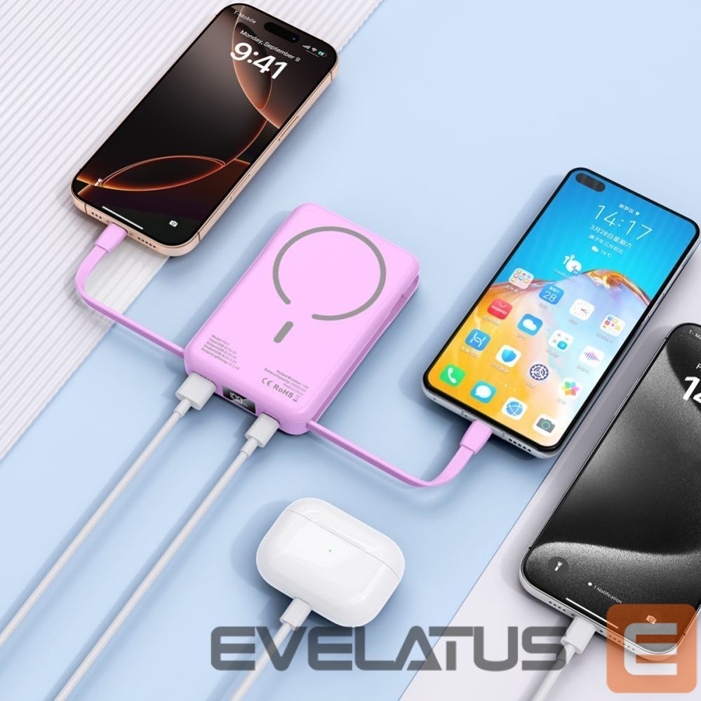 Other goods Tech-Protect Tech-Protect PB31 MagSafe 10000mAH Power Bank - Purple