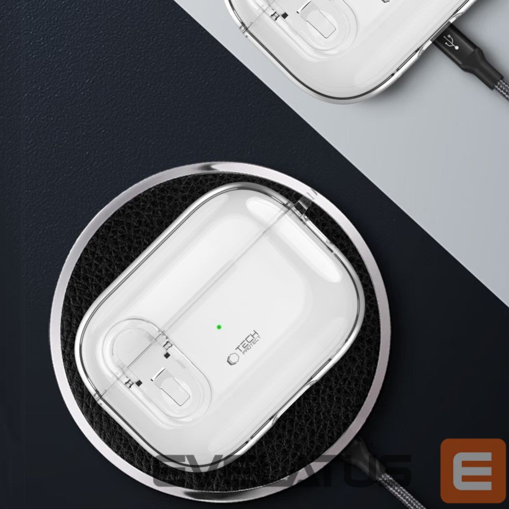 Other goods Tech-Protect Tech-Protect Slim Hook Case for AirPods 1 / 2 - Clear
