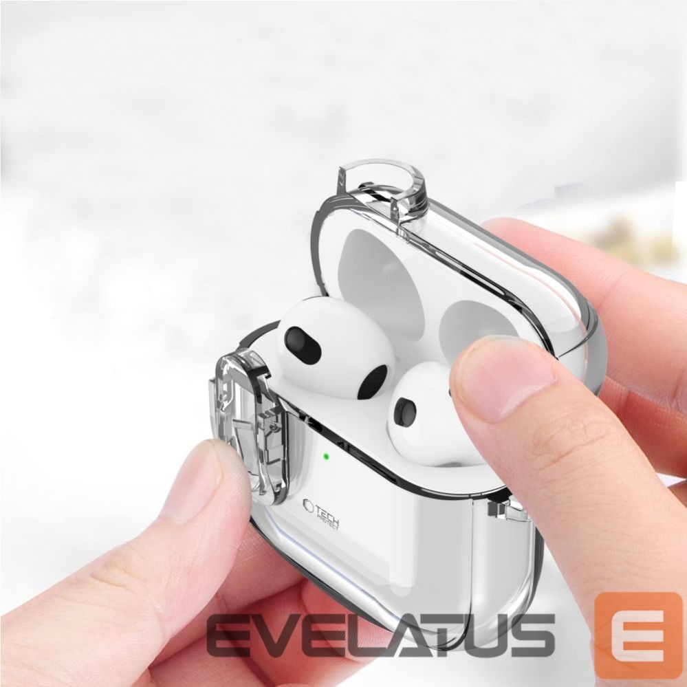 Other goods Tech-Protect Tech-Protect Slim Hook Case for AirPods 4 - Clear