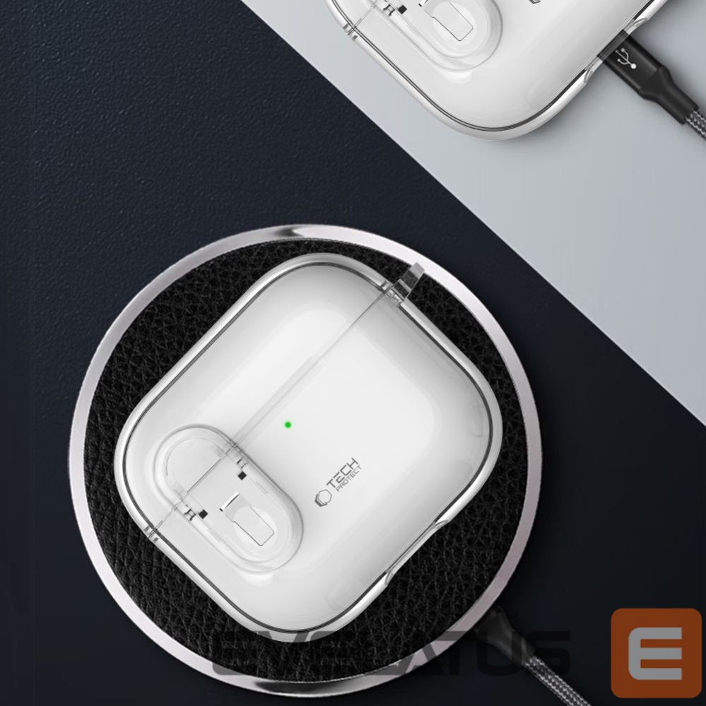 Other goods Tech-Protect Tech-Protect Slim Hook Case for AirPods 4 - Clear