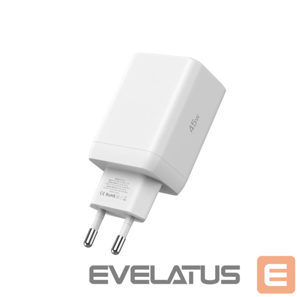 Other goods Tech-Protect Tech-Protect NC45W-GAN 2-PORT PD45W Charger - White
