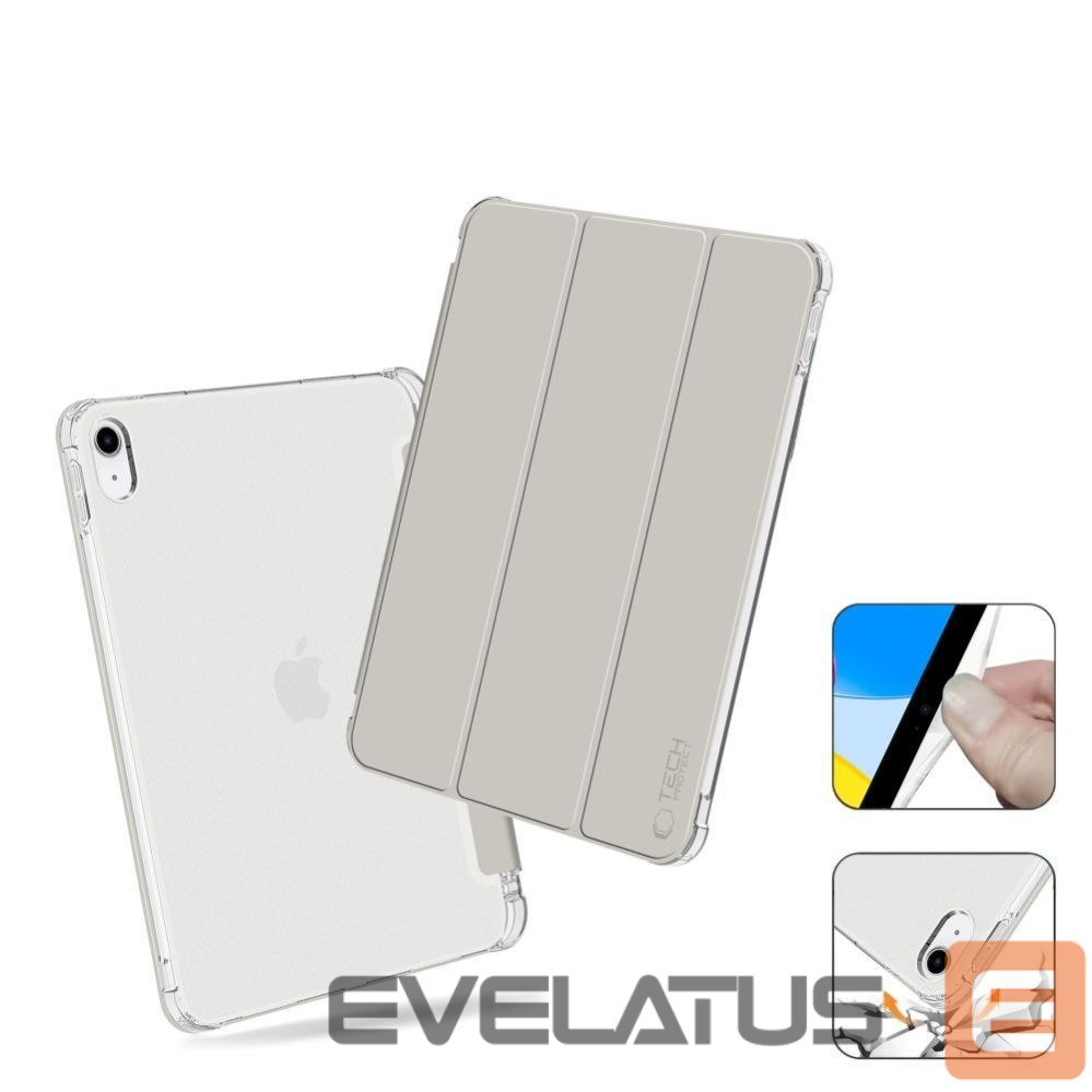 Other goods Tech-Protect Tech-Protect SC Pen Hybrid Case for iPad 10 / 2022 - Gray - Transparent