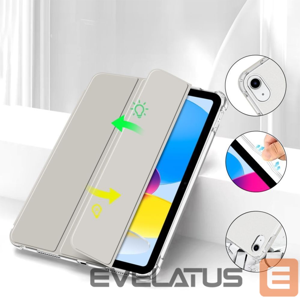Other goods Tech-Protect Tech-Protect SC Pen Hybrid Case for iPad 10 / 2022 - Gray - Transparent