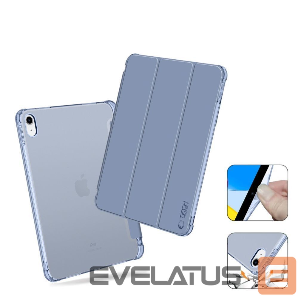 Other goods Tech-Protect Tech-Protect SC Pen Hybrid Case for iPad 10 / 2022 - Blue - Transparent