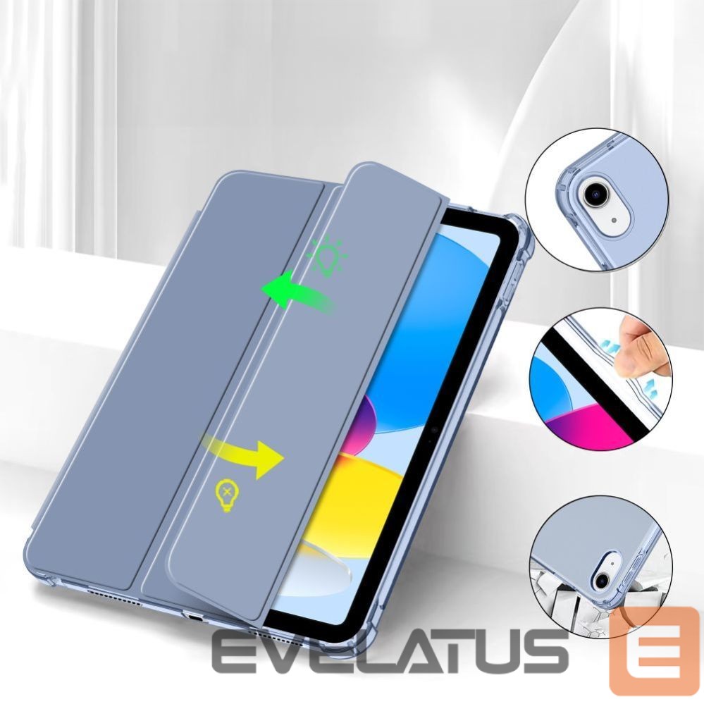 Other goods Tech-Protect Tech-Protect SC Pen Hybrid Case for iPad 10 / 2022 - Blue - Transparent