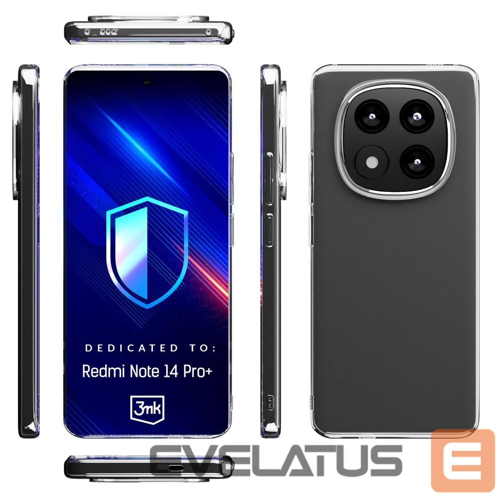 Other goods 3MK 3mk Clear Case for Xiaomi Redmi Note 14 Pro+ - transparent