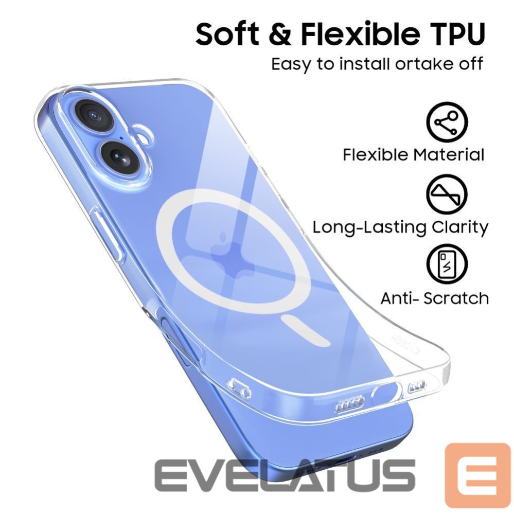 Other goods Tech-Protect Tech-Protect FlexAir MagSafe iPhone 16 Case - Clear