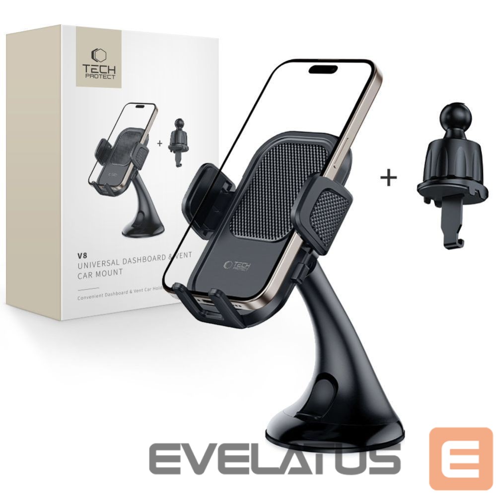 Other goods Tech-Protect Tech-Protect V8 Car Holder for Dashboard and Air Vent - Black