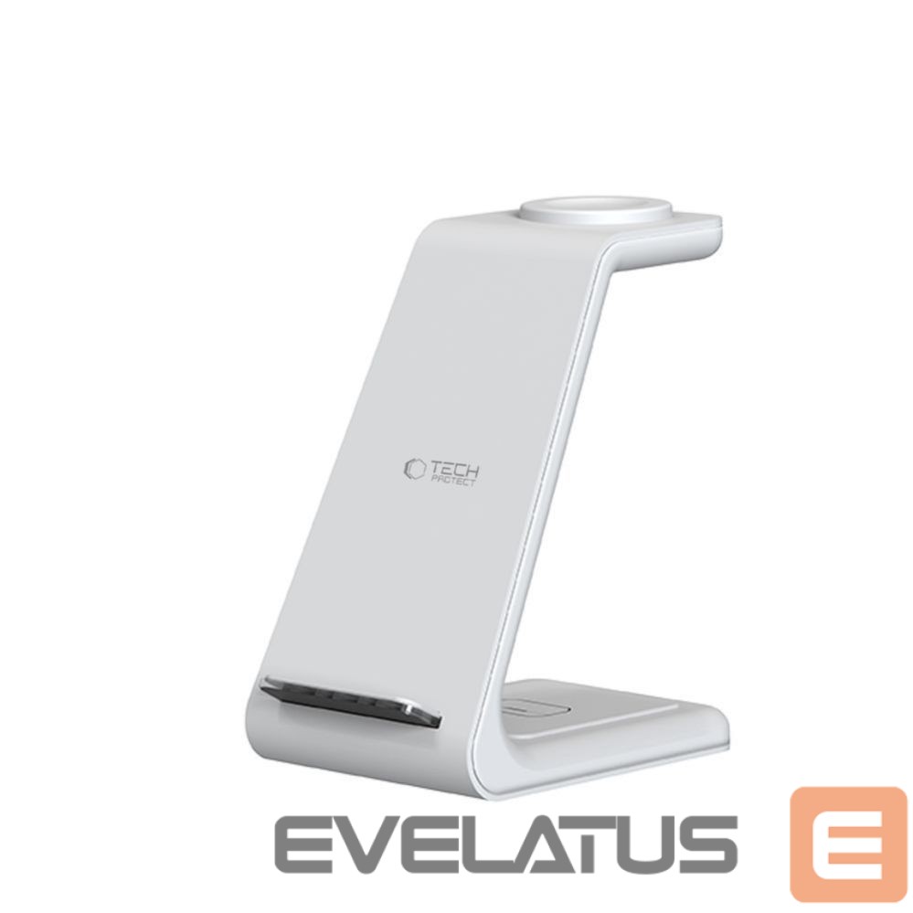 Other goods Tech-Protect Tech-Protect QI15W-A36 3in1 Charging Station for Apple - White