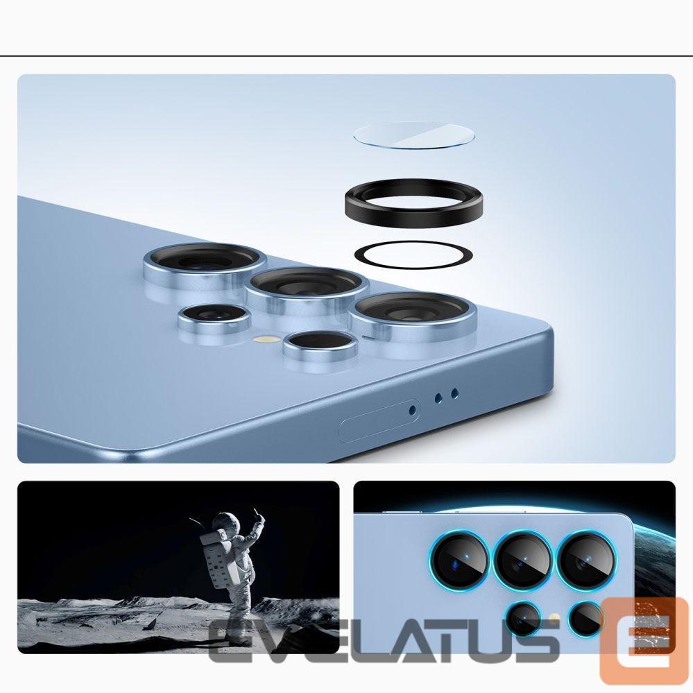 Other goods Spigen Spigen Optik Pro GLAS.TR EZ FIT 2-pack Camera Cover for Samsung Galaxy S25 Ultra - Black