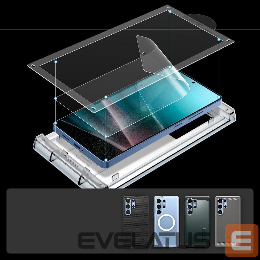 Other goods Spigen Spigen Elite Shield EZ FIT Hybrid Glass for Samsung Galaxy S25 Ultra - Transparent