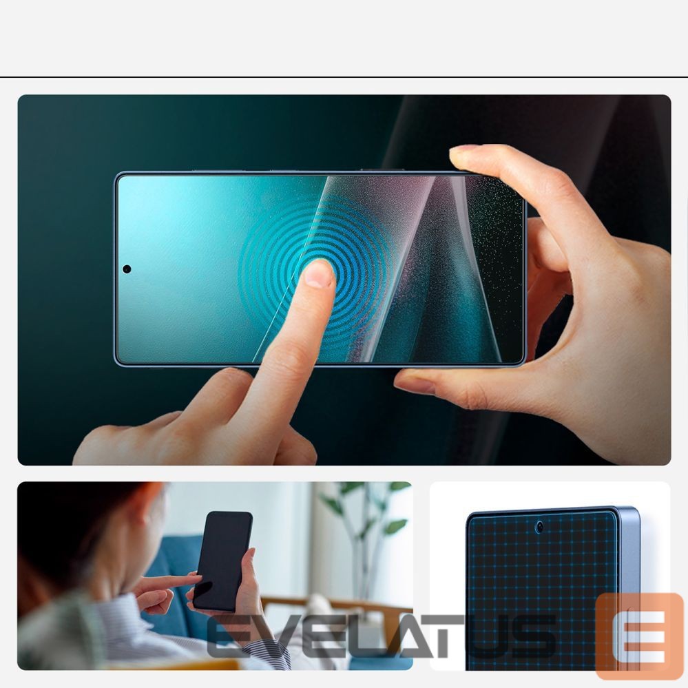 Other goods Spigen Spigen Elite Shield EZ FIT Hybrid Glass for Samsung Galaxy S25 Ultra - Transparent