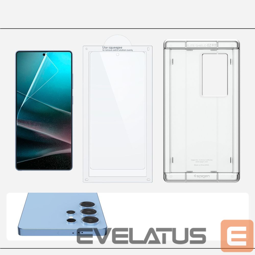 Other goods Spigen Spigen Elite Shield EZ FIT Hybrid Glass for Samsung Galaxy S25 Ultra - Transparent