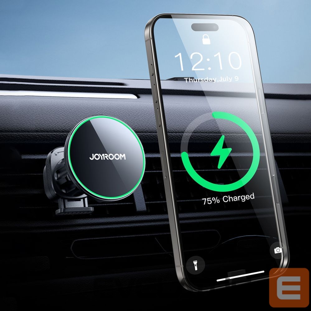 Auto holder Joyroom Joyroom JR-ZS412 holder with Qi2 15W charger, car, for air vent - black