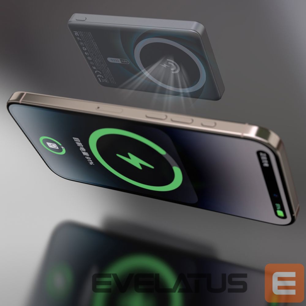 Power bank Dudao Silver || Gray