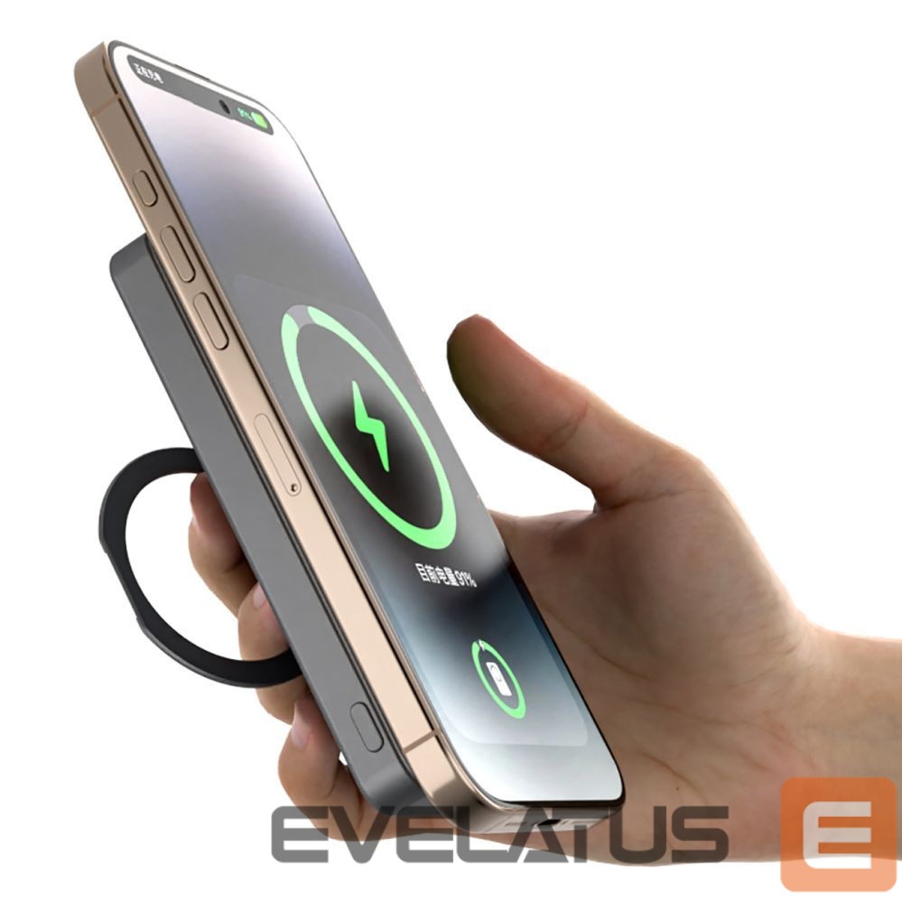 Power bank Dudao Silver || Gray