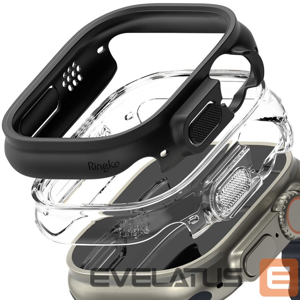 Other goods Ringke Ringke Slim 2-pack Case for Apple Watch Ultra 1/2 (49mm) - Clear and Matte Black