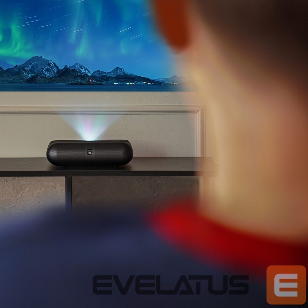 Projector Yaber Yaber K300s Multimedia Laser RGB FullHD 1080p Projector with JBL Speakers - Black