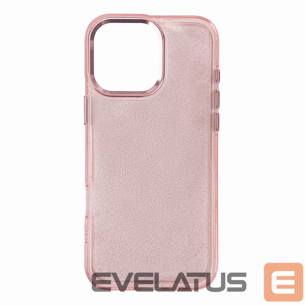 Back panel cover Hurtel Glitter Case for iPhone 16e - Pink